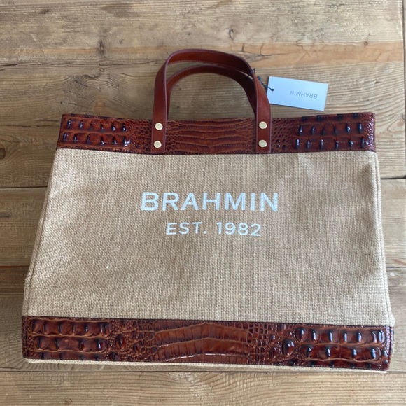 Brahmin Bags Nwt Brahmin Meredith Newport Ri Tote Bag Poshmark